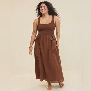 NWT~AERIE At The Barre Bow Dress SIZE M